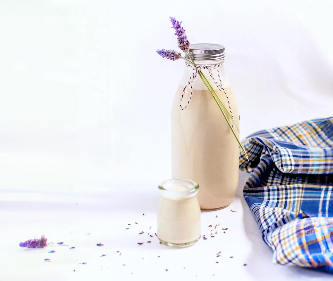 Lavender Infused Homemade Almond Milk